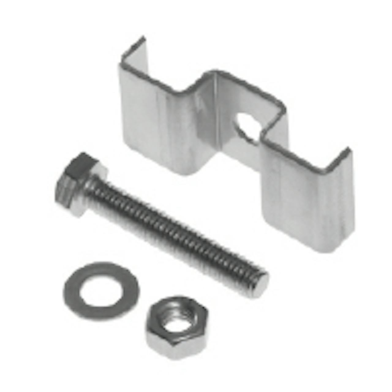 FRPグレーチングOG2525(マス目25×100ミリ)専用の取付金具「25H-1」