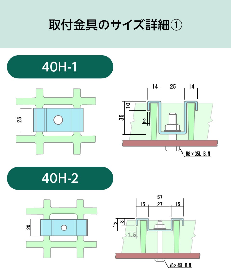 FRPグレーチング】マス目40ミリ角、40ミリ厚／全3色