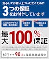 【当社サービスの紹介】3つの保証