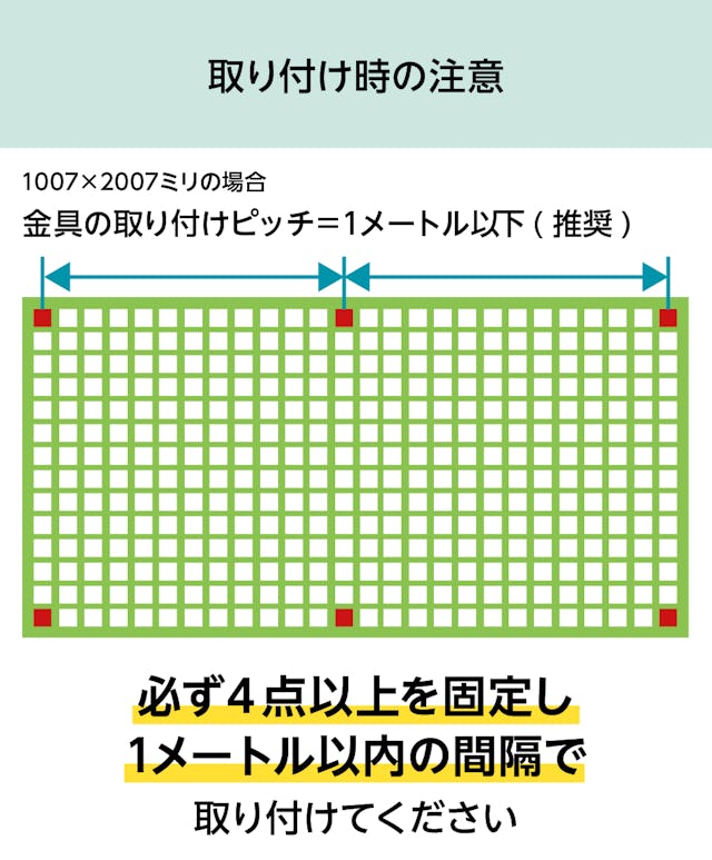 FRPグレーチング(40ミリ角)を「OG4040用コマブロック」で取り付ける時の注意